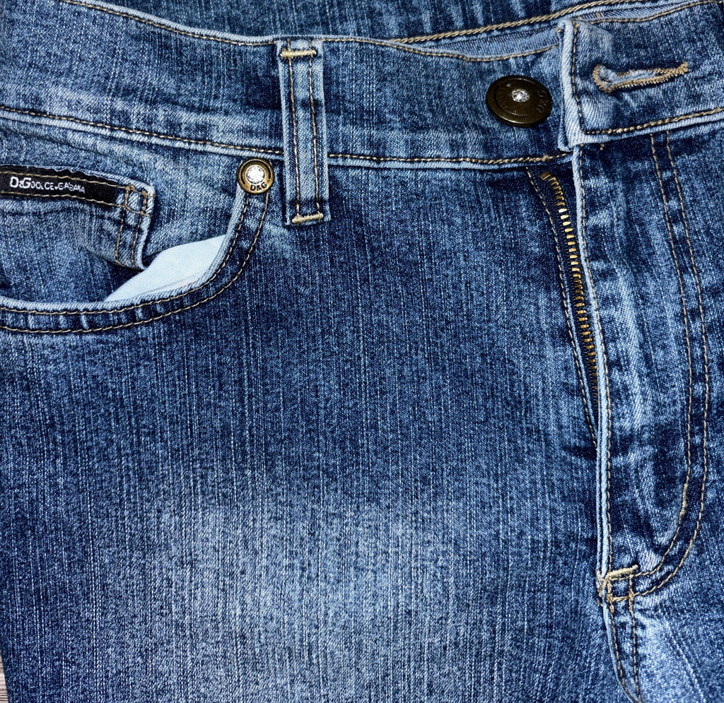 D&G Dolce & Gabbana Jeans Bootcut – Größe 32 Damen (M)