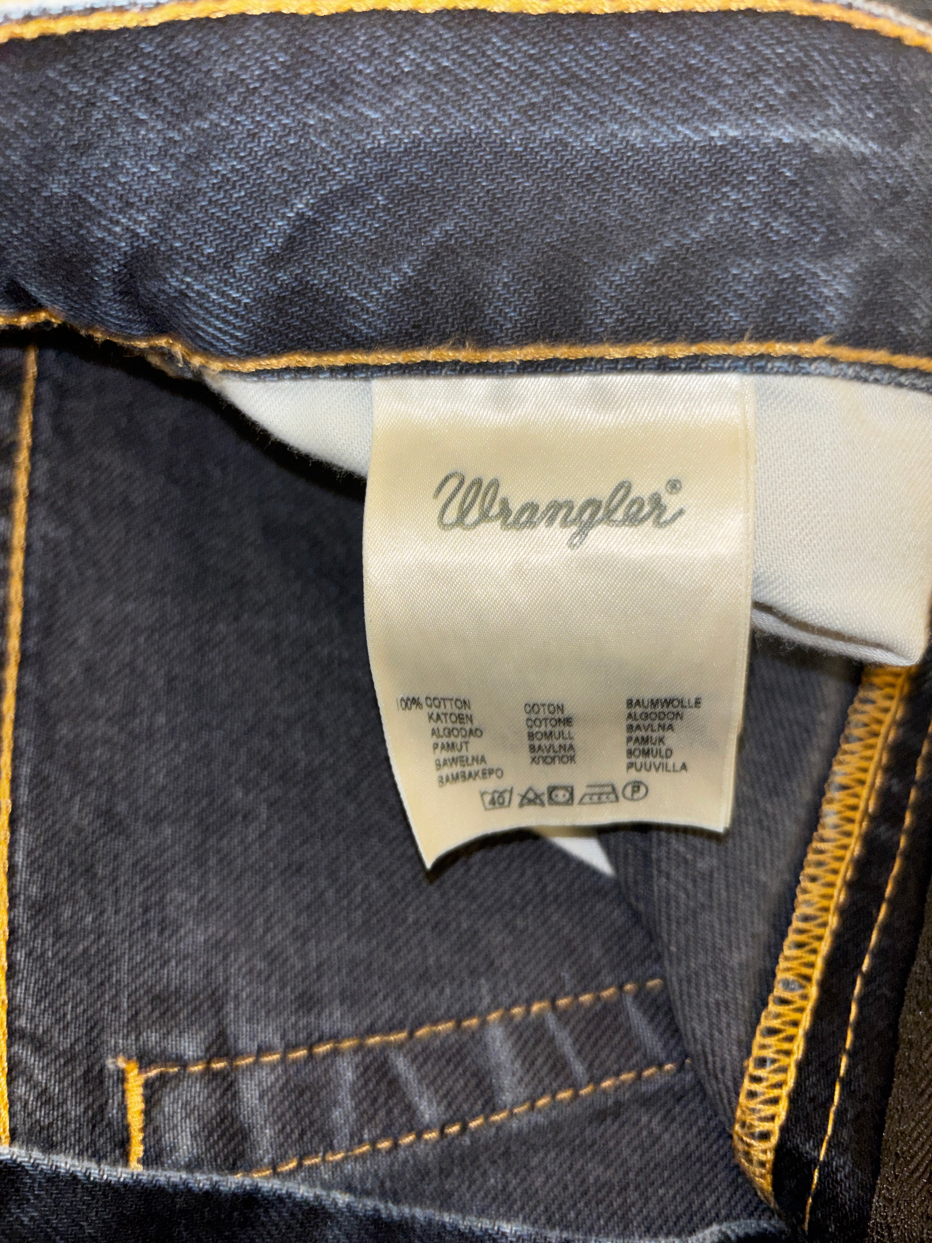 Wrangler Texas Herren Jeans W38 L32 – Dunkelblau Straight Leg (XL)