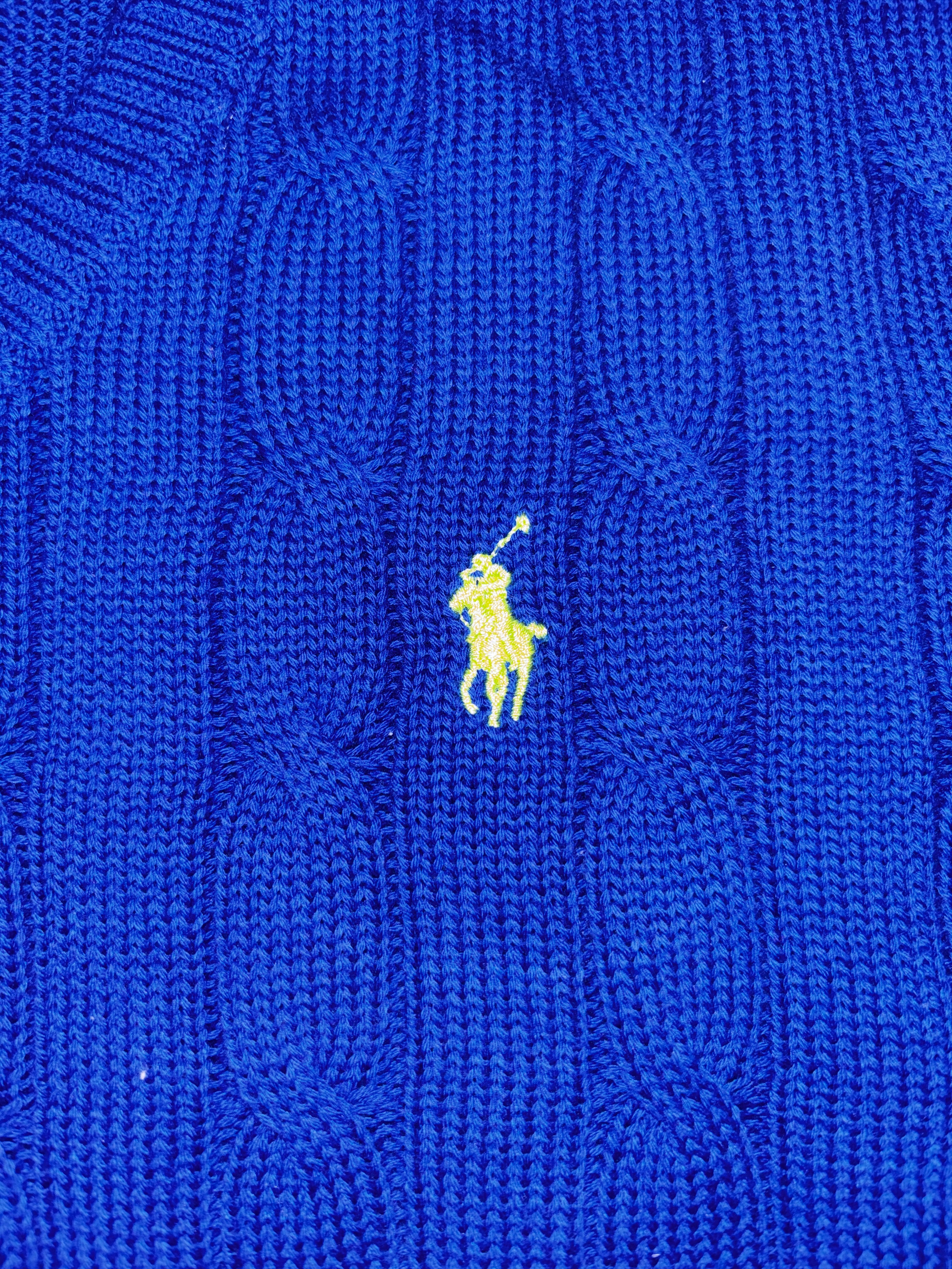 Polo Ralph Lauren Pullover Cable Knit Blau (M)