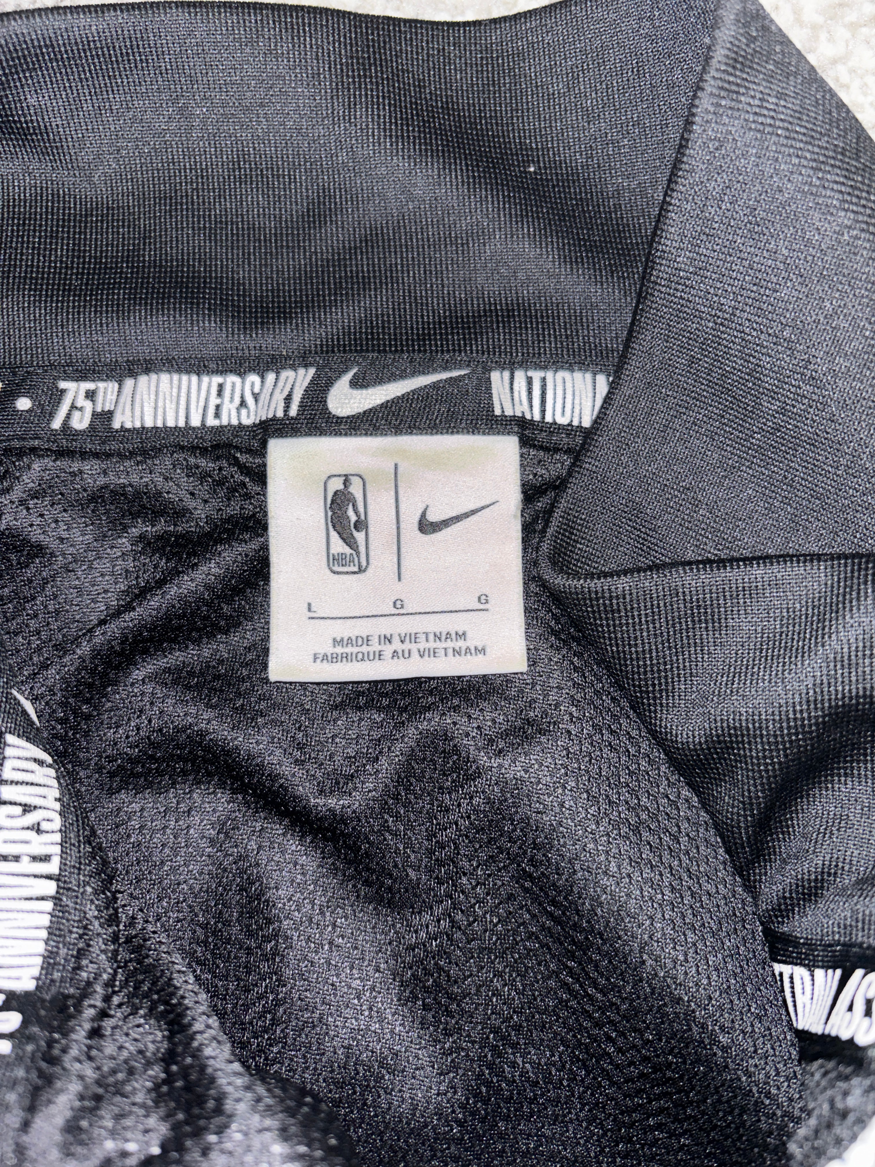 NBA 75th Anniversary Patch (Diamant-Logo) (L)