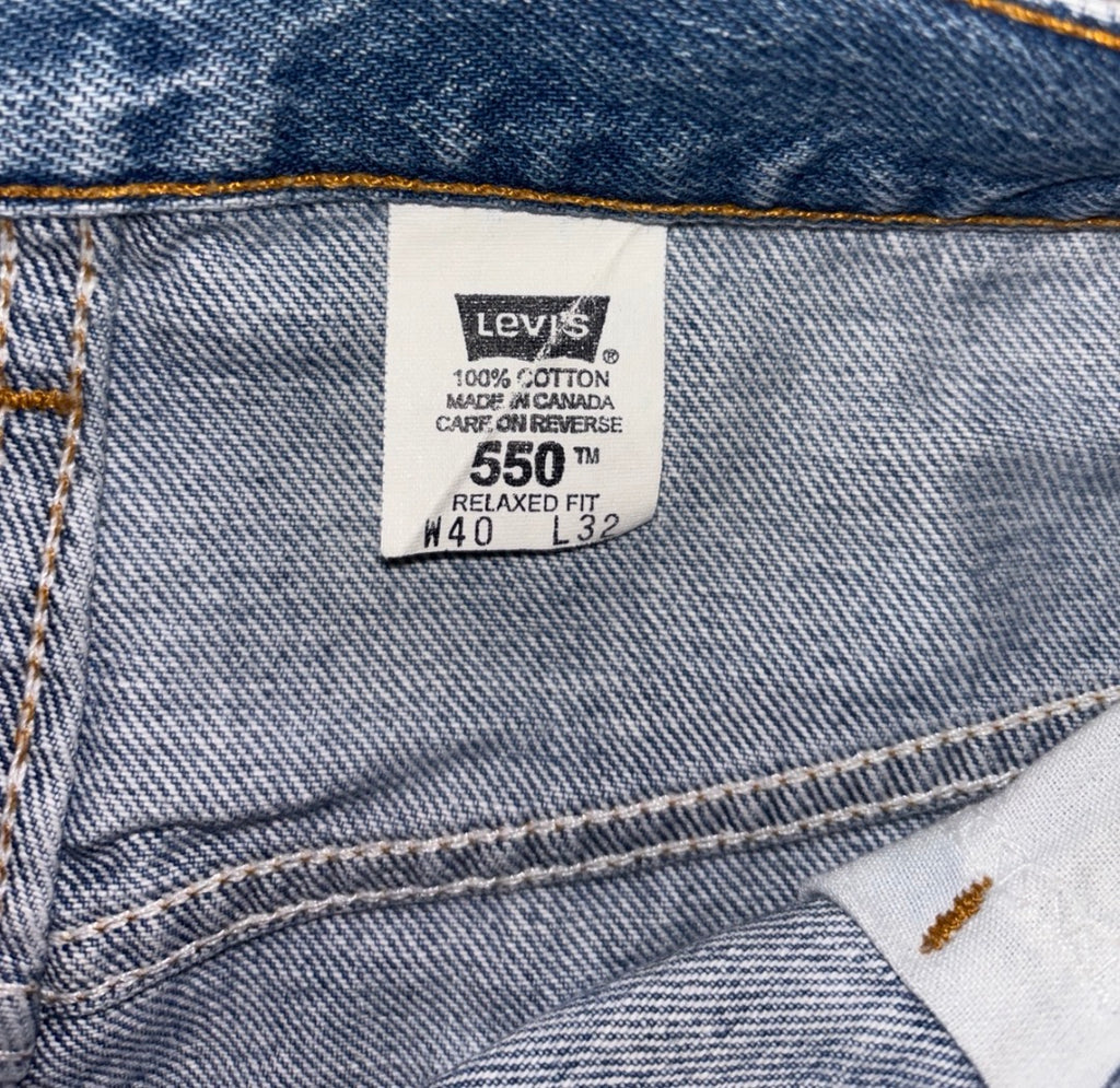 Levi’s 550 Relaxed Fit – Made in Canada – W40 L32 Herren (XXL)