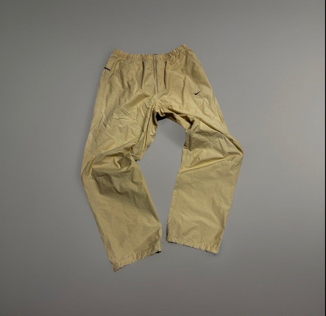 Y2K Nike Trackpants Beige(L)